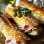 Quick and Easy Healthy Lunch Box Recipes : A Very French Ham and Cheese Baguette