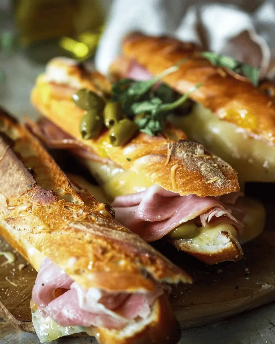 Quick and Easy Healthy Lunch Box Recipes: Delicious Chicken Ham Baguette