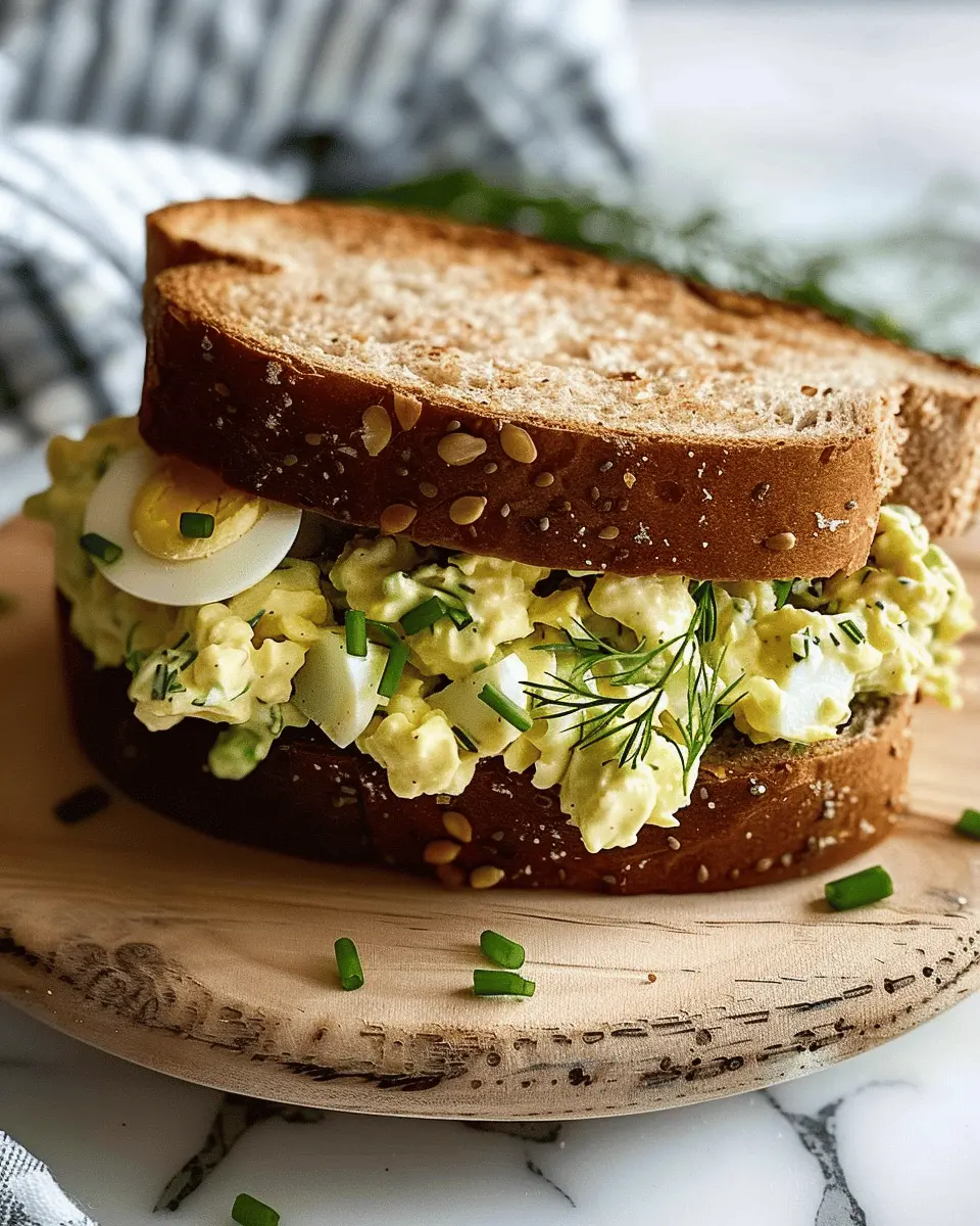 Quick and Easy Healthy Lunch Box Recipes: Egg Salad Sandwiches with Turkey Bacon and Fresh Herbs