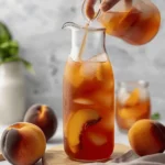 Refreshing 3 ingredient Peach Iced Tea recipe