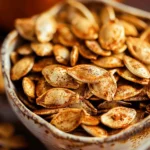 Roasted Cinnamon Sugar Pumpkin Seeds
