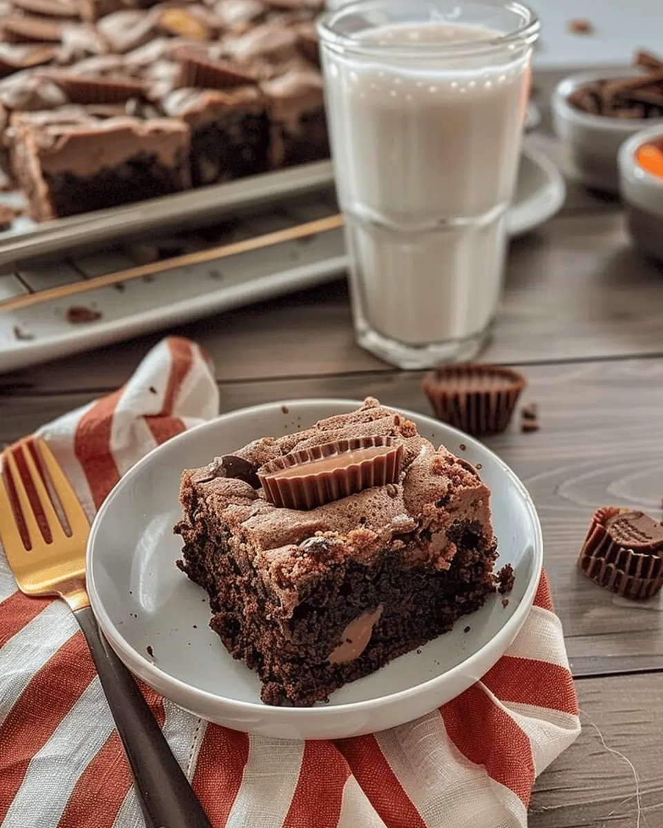Easiest Fudgiest Peanut Butter Cup Dump Cake You’ll Ever Make