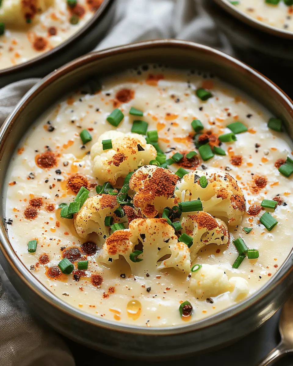 Low Carb Recipes: Indulgent Keto Loaded Cauliflower Soup