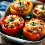 Easy Summer Meals Ideas : Easy Stuffed Bell Peppers
