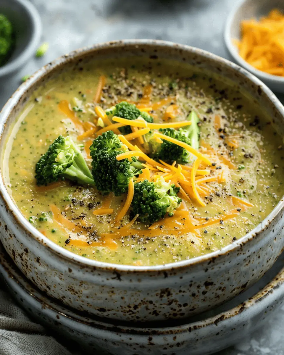 Low Carb Recipes: Indulgent Keto Creamy Broccoli Cheddar Soup
