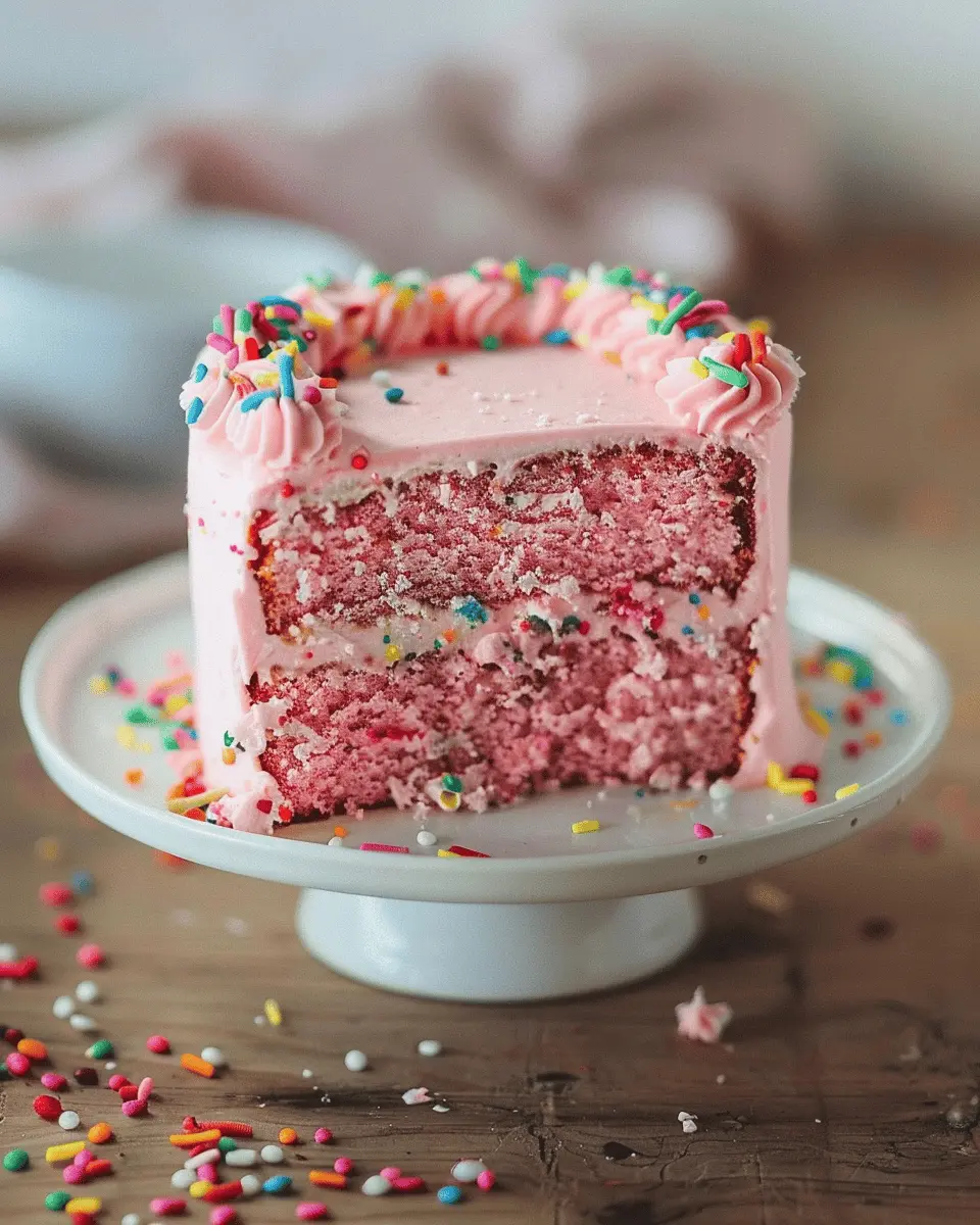 Quick Recipe Ideas: Indulgent Pink Birthday Cake for Home Chefs