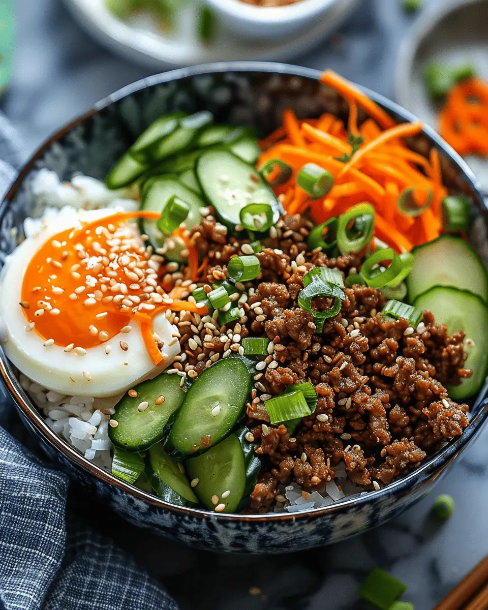 Easy Summer Meals Ideas: Quick Korean Ground Beef Bowl Better Than Takeout
