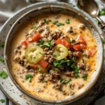 Low Carb Recipes : Keto Cheeseburger Soup