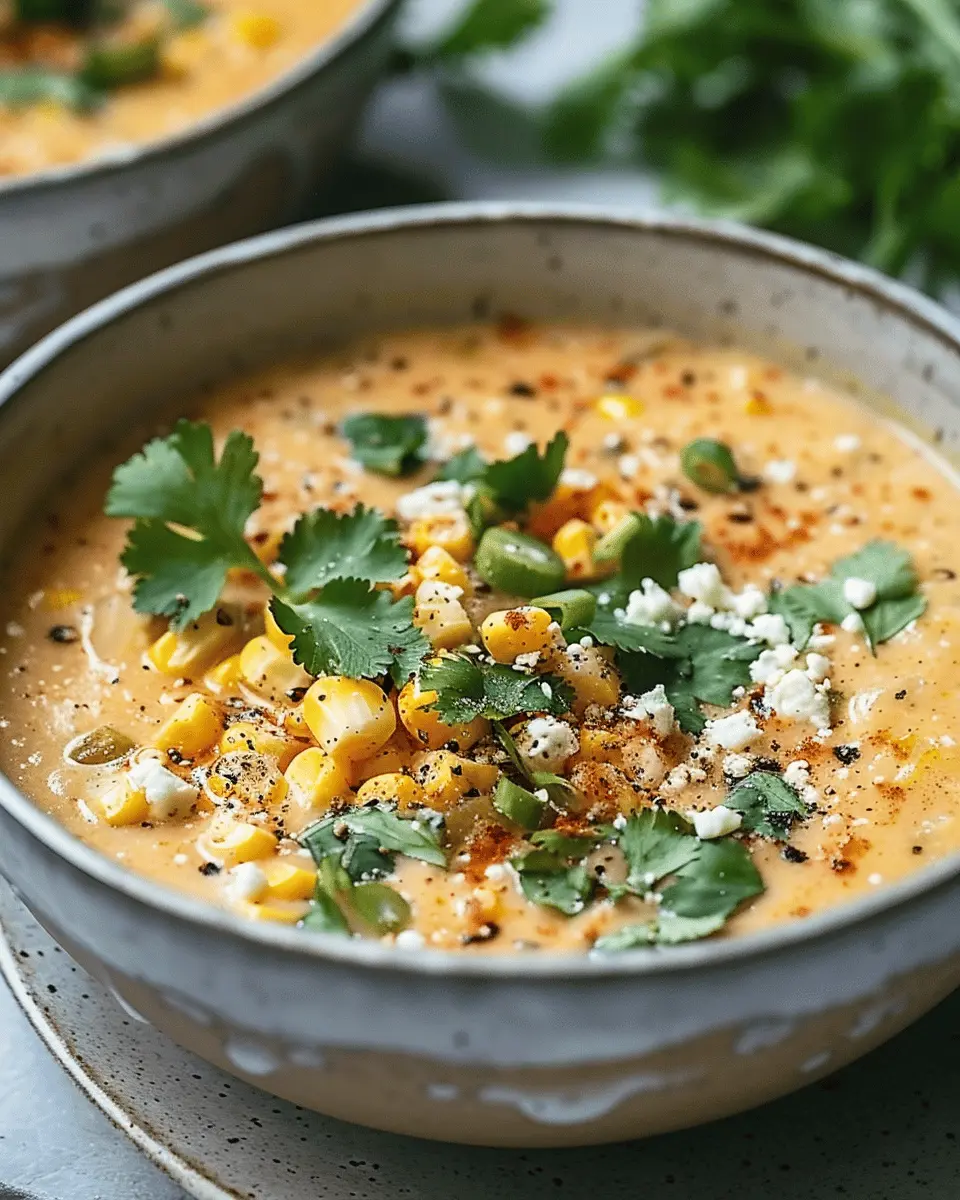 Easy Summer Meals Ideas: Delight in Mexican Street Corn Soup