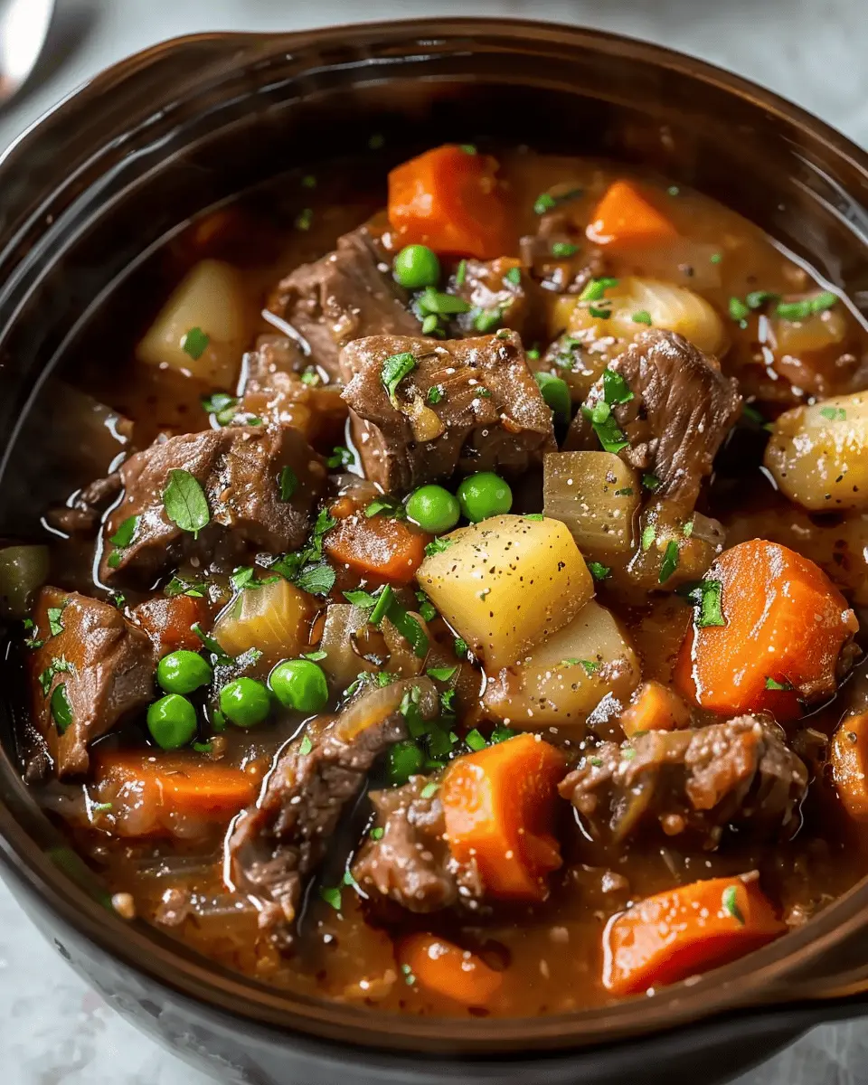 Easy Summer Meals Ideas: Wholesome Crockpot Beef Stew Delight