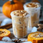 pumpkin drinks : Iced Pumpkin Cream Chai Tea Latte {Starbucks Copycat}