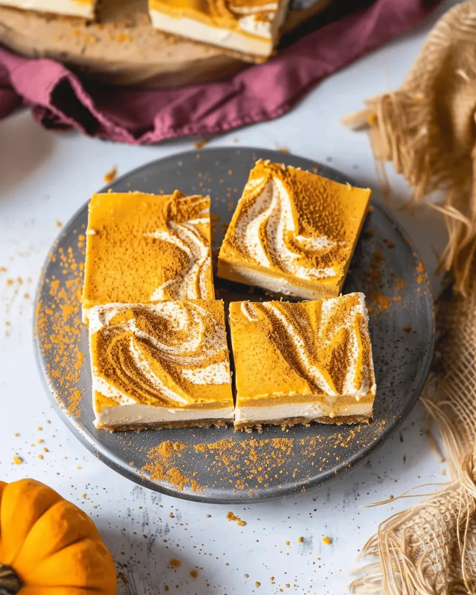 Quick Recipe Ideas: Indulgent Pumpkin Cheesecake Bars to Savor