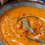easy soup recipes : Roasted Vegetable Soup: Smooth and Creamy
