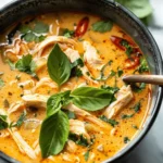 easy soup recipes : Easy Thai Chicken Curry Soup