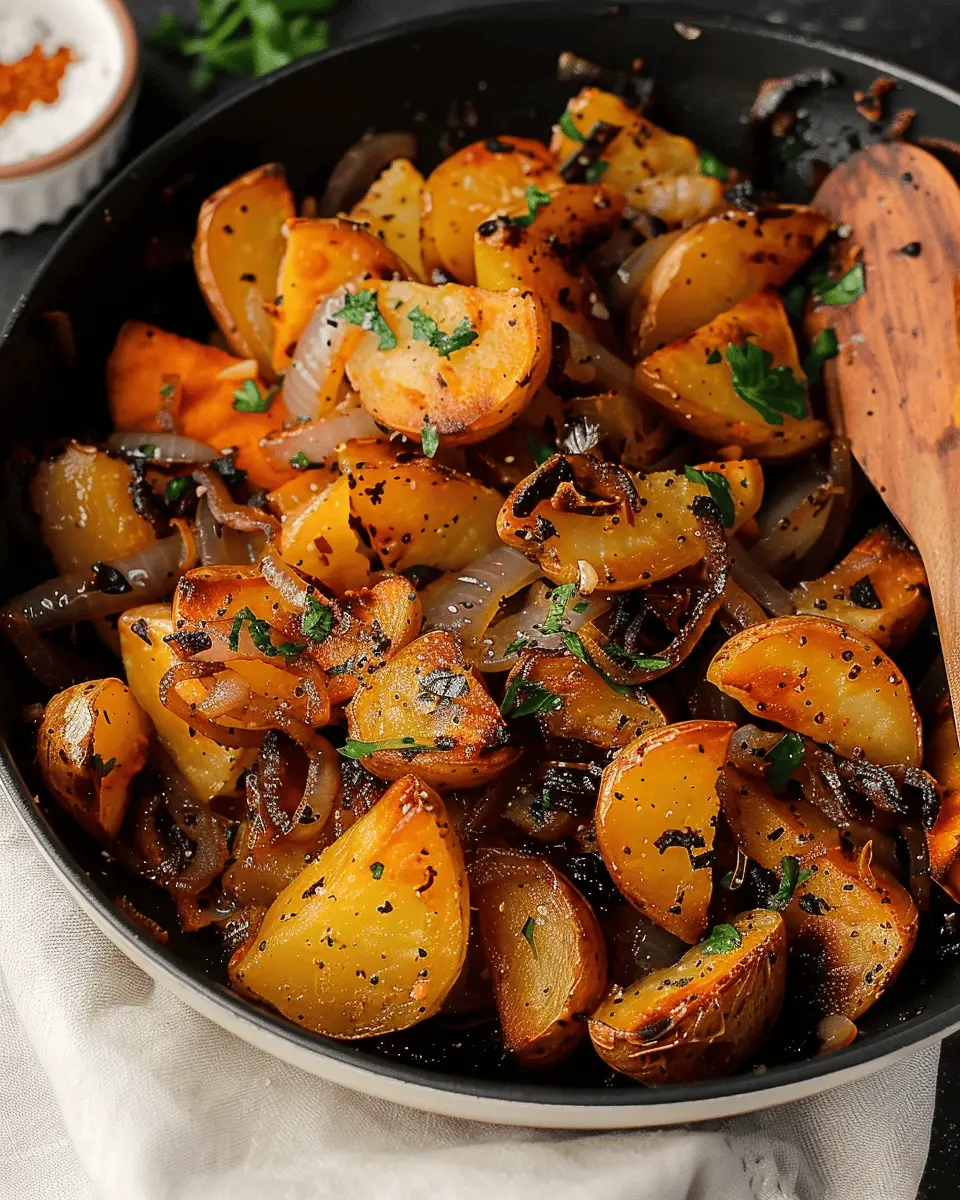 Sweet Potato Recipes: Best Ever Fried Potatoes and Onions Delight