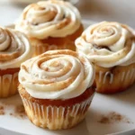 Cinnamon Roll Cupcakes