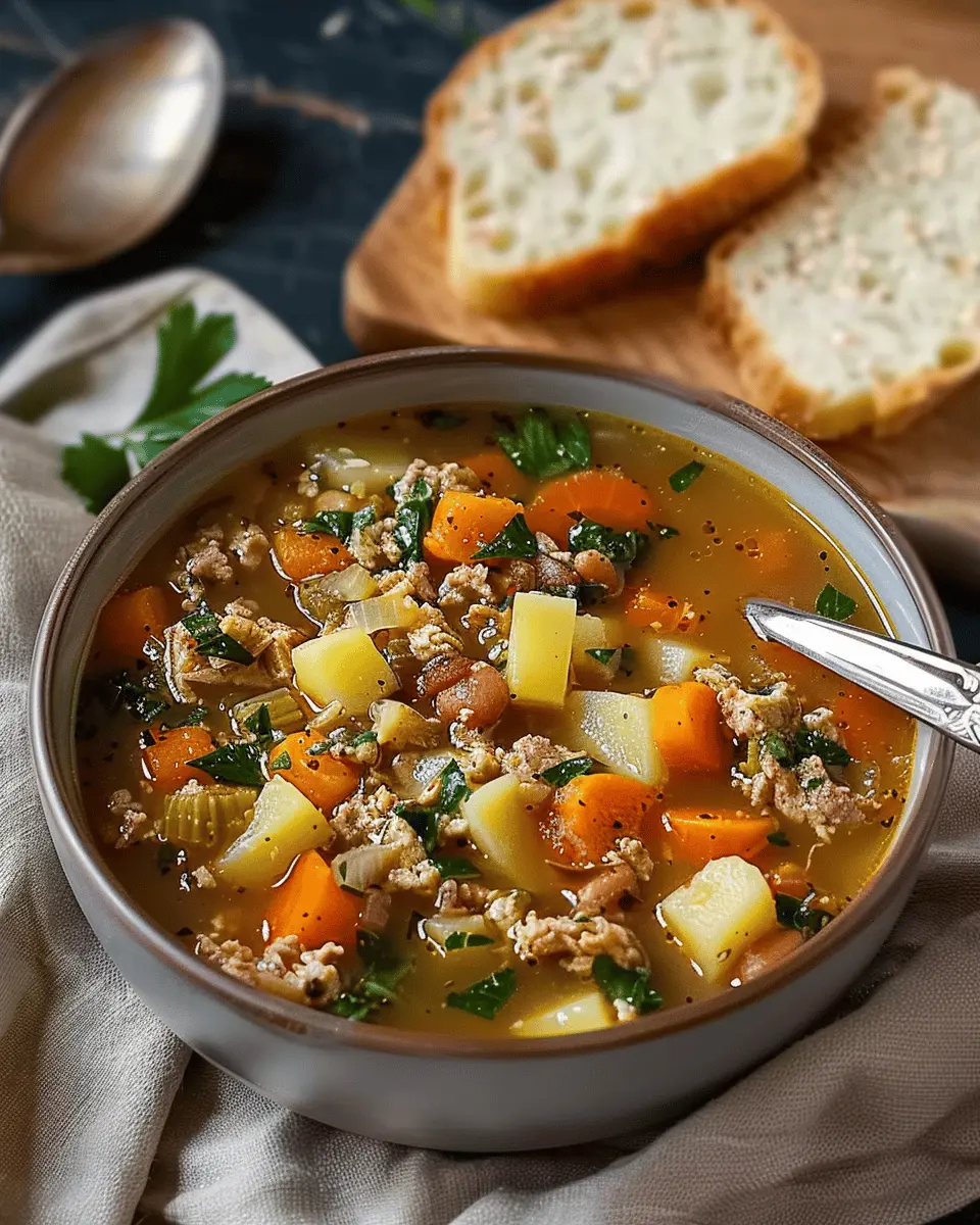 Easy Soup Recipes: Italian Penicillin Soup with Turkey Bacon Delight