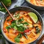 easy soup recipes : Thai Red Curry Noodle Soup
