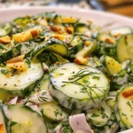 Easy SIDE DISHES : Loaded Cucumber Salad Recipe Is Low-Carb Deliciousness (6 Ingredients, 10 Minutes)