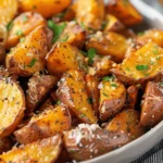 Sweet potato recipes : Air Fryer Garlic Parmesan Potatoes