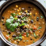 easy soup recipes : Crockpot Black Bean Soup