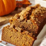 Best Pumpkin bread recipe : Pumpkin Bread with Streusel Topping