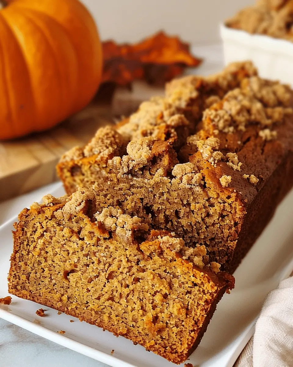 Best Pumpkin Bread Recipe: Indulgent Pumpkin Bread with Streusel Topping
