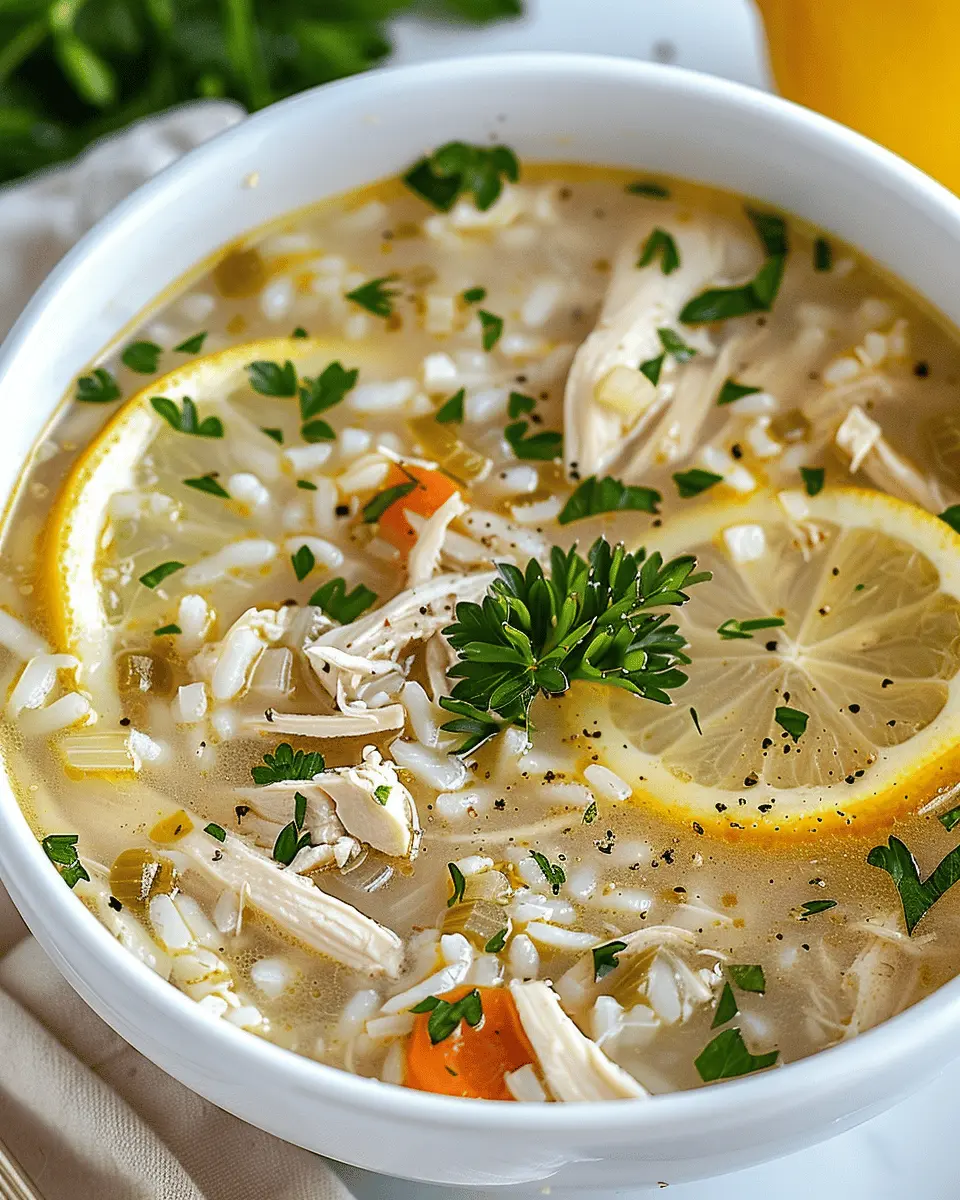 Easy Soup Recipes: Delightful Crockpot Lemon Chicken Soup