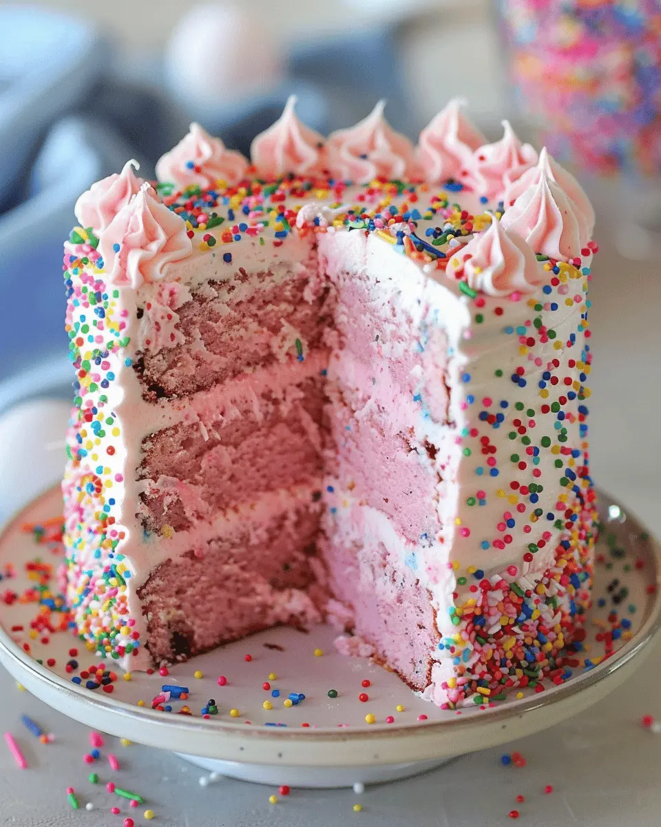 quick recipe ideas: Easy Pink Birthday Cake for Any Celebration