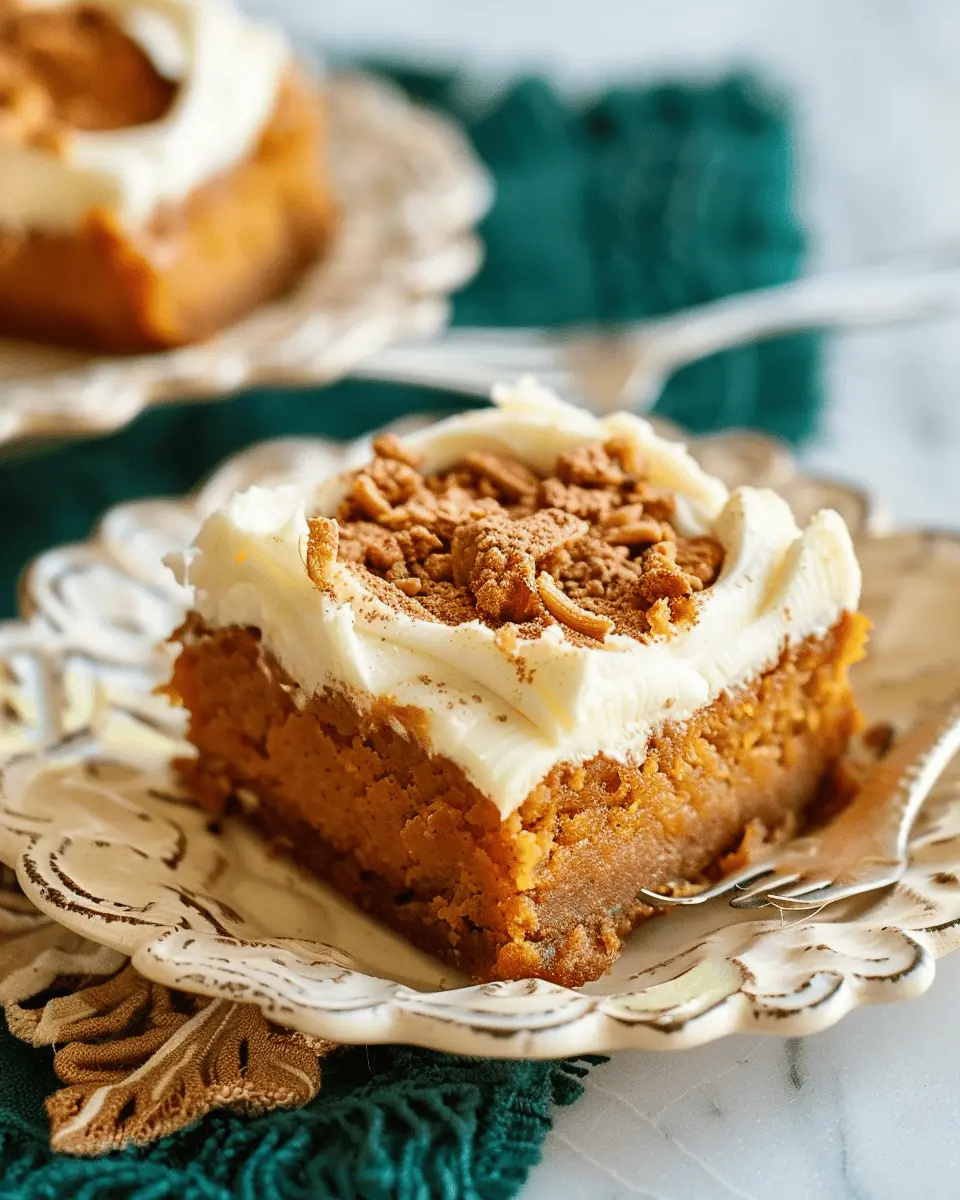 quick recipe ideas: Indulgent Pumpkin Bars with Cream Cheese Frosting