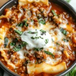 easy soup recipes : Crockpot Lasagna Soup