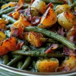 Sweet potato recipes : Country Ranch Green Beans ‘n Potatoes with Bacon