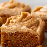 quick recipe ideas : Pumpkin Bars with Brown Sugar Frosting