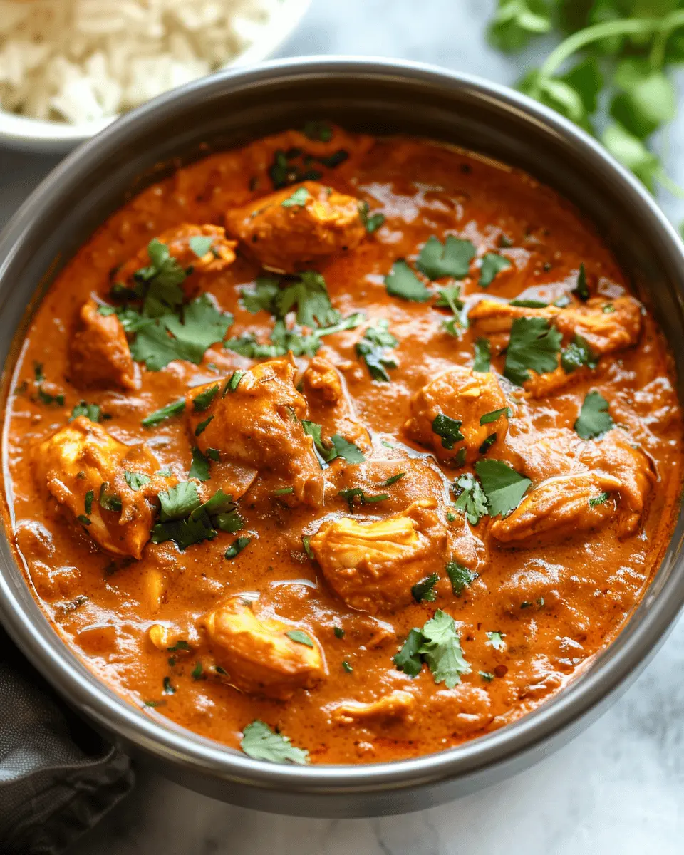 Easy Summer Meals Ideas: Indulgent Slow Cooker Chicken Tikka Masala