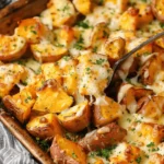 Sweet potato recipes : Cheesy Roasted Potatoes