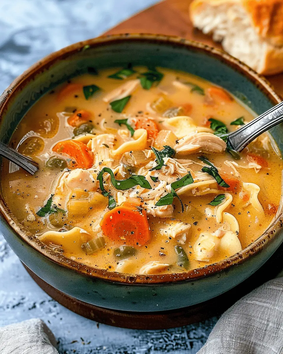 Easy Soup Recipes: Indulgent Marry Me Chicken Soup with Turkey Bacon