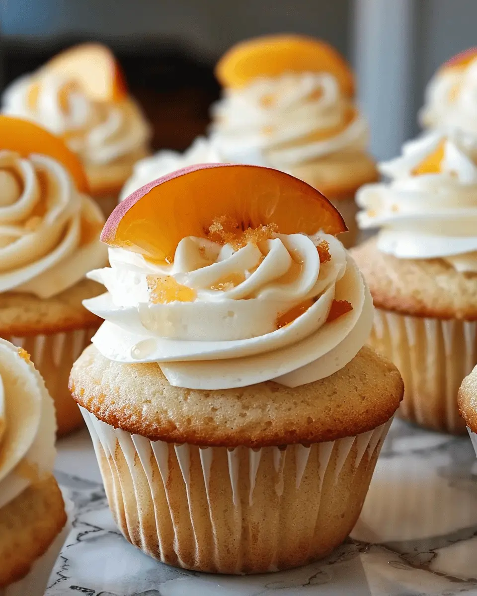 Honey Peach Cream Cheese Cupcakes: The Best Summer Treats at Home