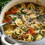 easy soup recipes : Chicken Tortellini Soup Recipe