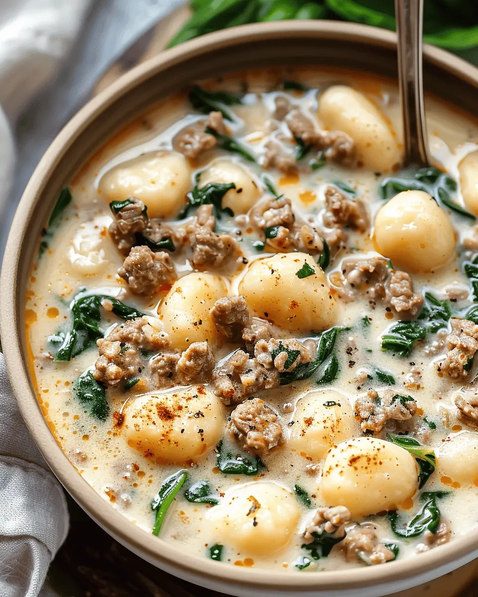 Easy Soup Recipes: Comforting Gnocchi Zuppa Toscana with Turkey Bacon
