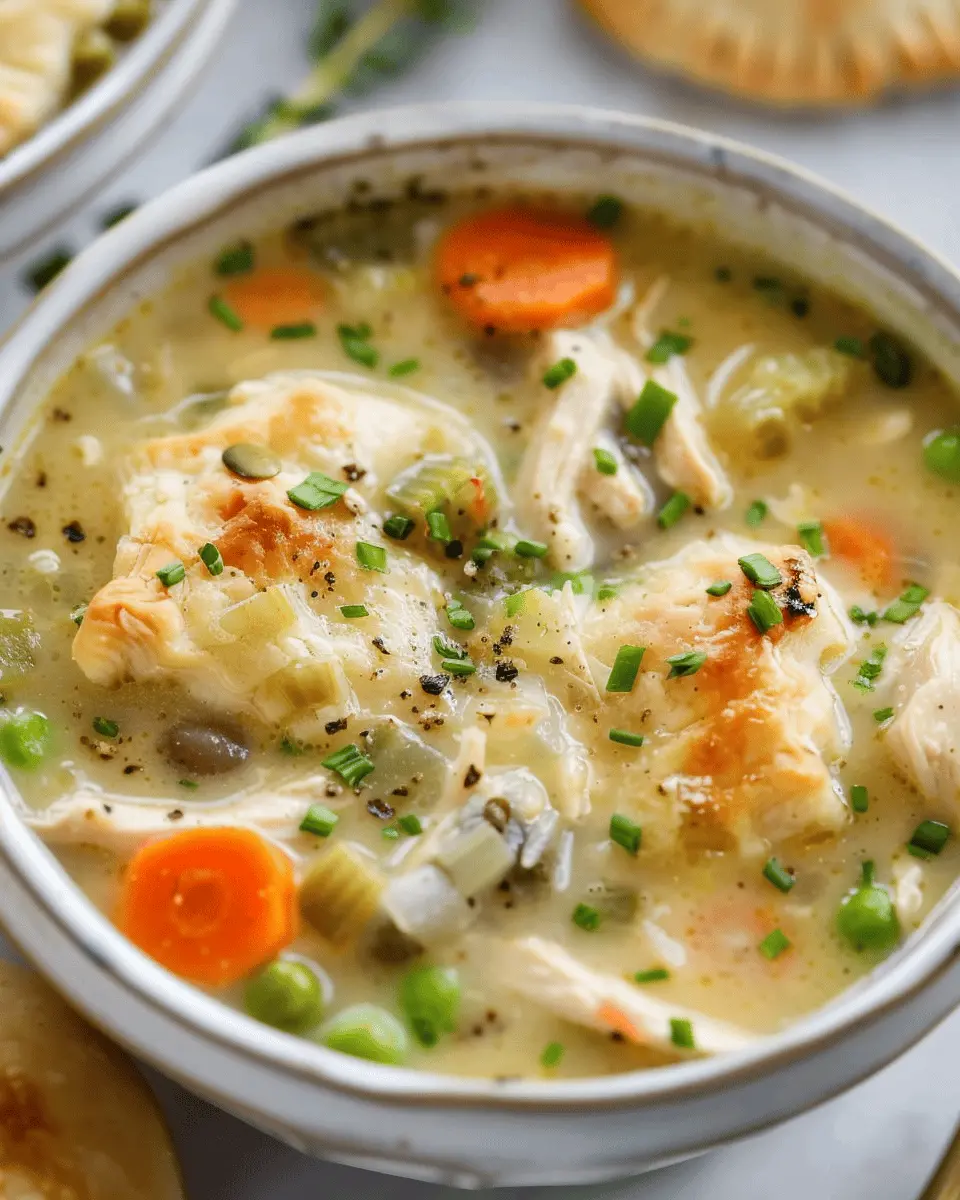 Easy Soup Recipes: Comforting Chicken Pot Pie Soup Your Family Will Love
