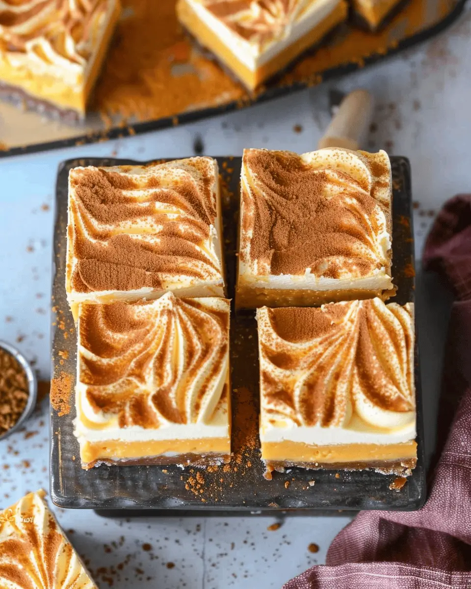 Quick Recipe Ideas: Indulgent Pumpkin Cheesecake Bars to Savor