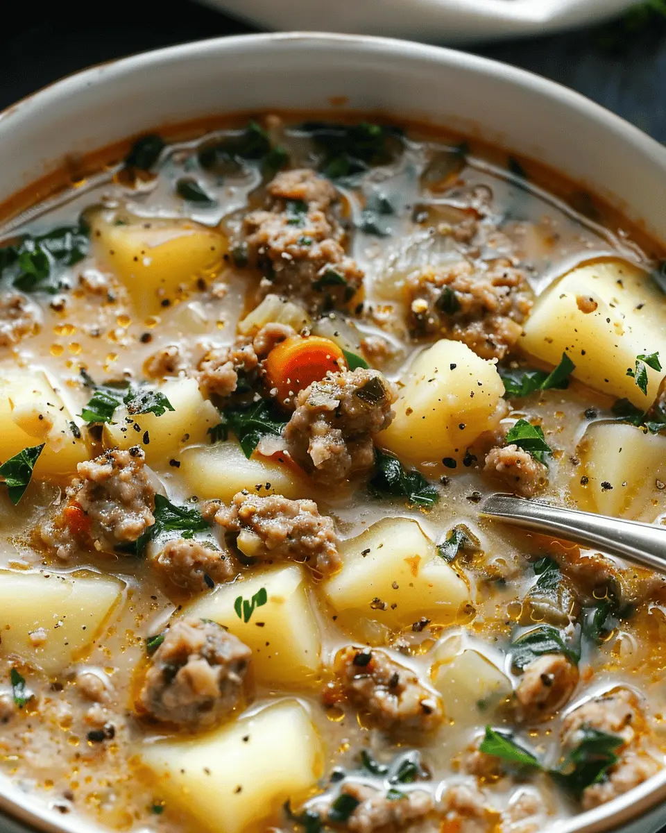 Easy Soup Recipes: Cozy Italian Sausage and Potato Soup Made Simple
