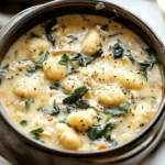 easy soup recipes : Crockpot Chicken Gnocchi Soup