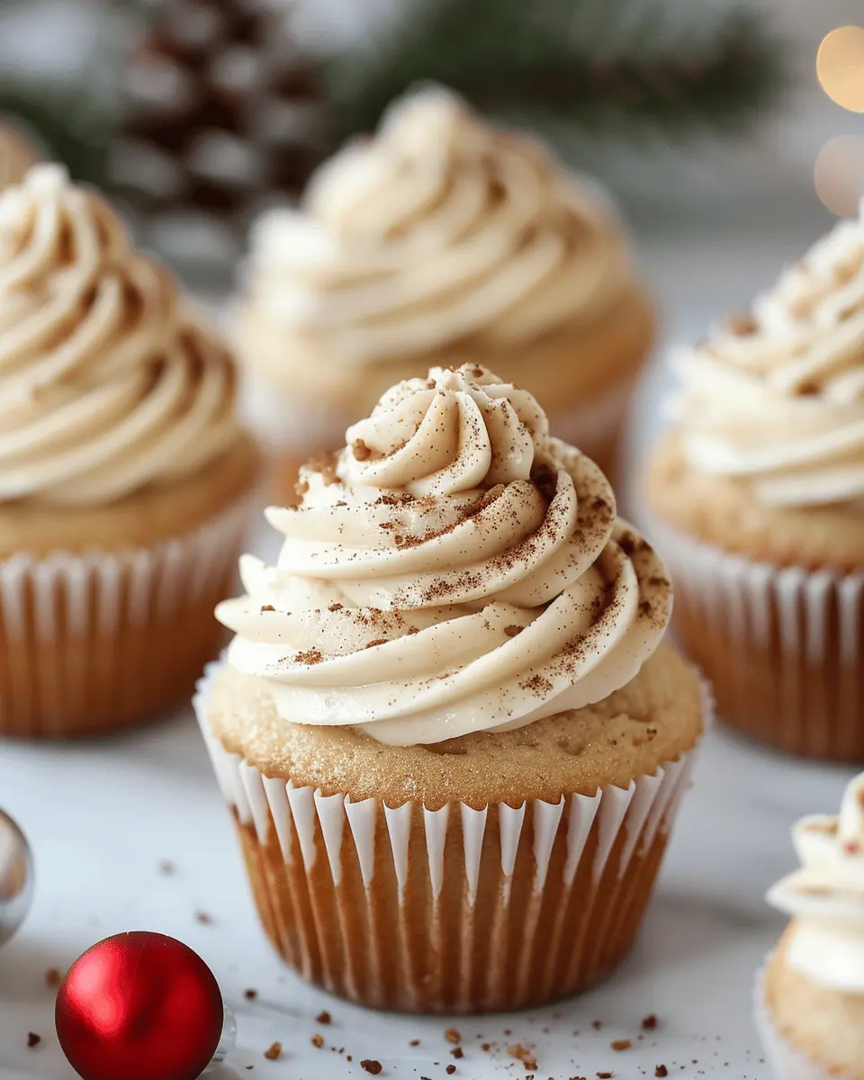 Eggnog Cupcakes: Indulgent Treats for Festive Gatherings