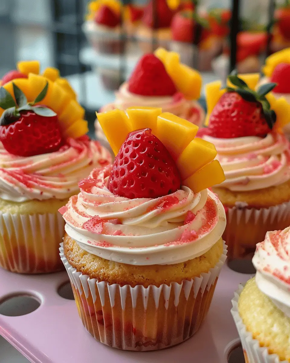 Strawberry Mango Cupcakes: Easy, Indulgent Treats for Everyone