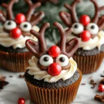 Easy Reindeer Cupcakes