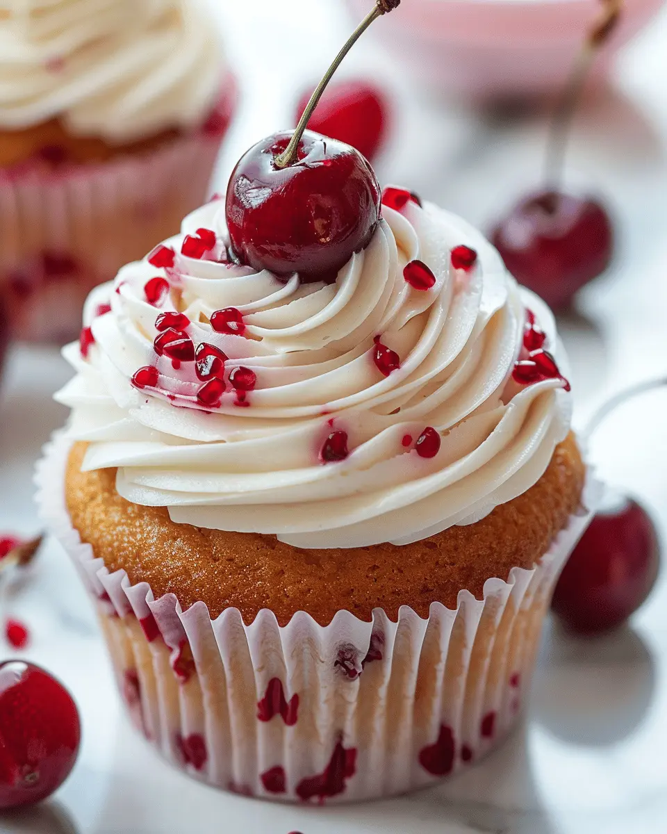 Late Night Cherry Cupcake Recipe: Indulgent Treats for Sweet Cravings
