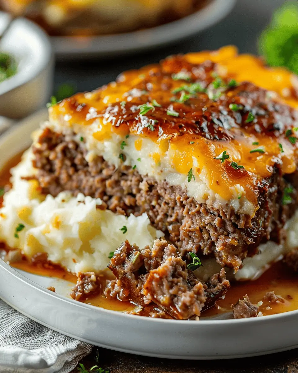 Meatloaf with Mashed Potatoes and Cheese Recipe: The Best Comfort Food