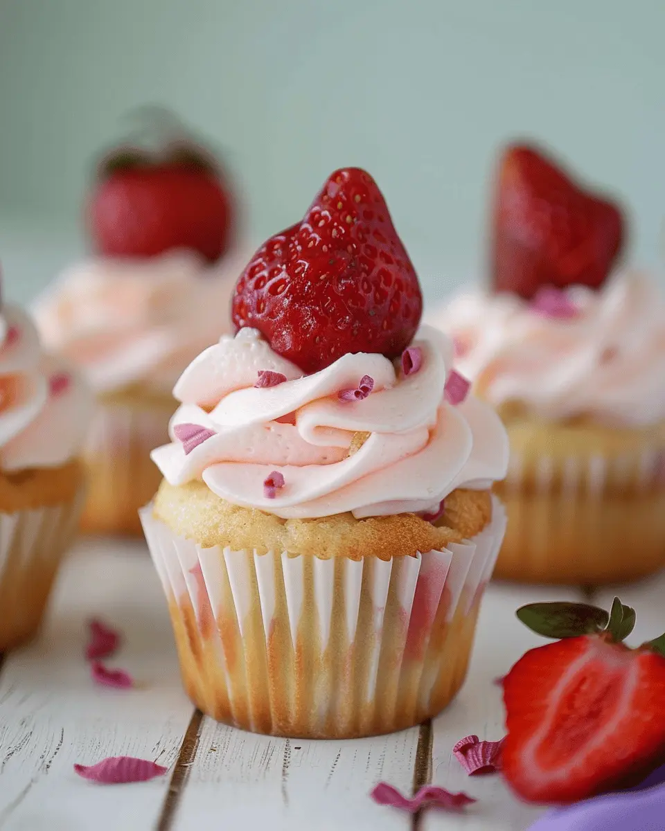 Strawberry Cupcakes: Easy and Delightfully Sweet Homemade Treats