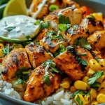 Irresistible Street Corn Chicken Rice Bowl Recipe
